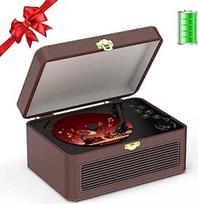 CD grotuvas Nešiojamasis "Bluetooth": Kegaudio radijo imtuvas su CD grotuvu Nešiojamasis su garsiakalbiu Nuotolinio valdymo pultas Palaiko USB/AUX atkūrimą Ausinių lizdas Rudas