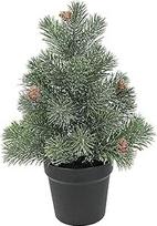 Dirbtinė mini eglutė su spurgomis iš džiuto 38 cm Dekoratyvinė maža Kalėdų eglutė Kalėdų eglutė Menas Dirbtinė eglutė Dekoratyvinis medis Spygliuočiai X'Mas Maža Kalėdų dekoracija Advento dekoracija