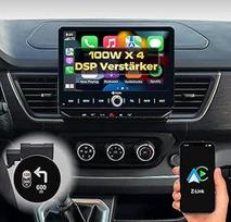 DYNAVIN "Android" automobilinis radijas su navigacija, skirtas "Renault Trafic Kangoo" nuo 2021 m., 10,1 colio radijo imtuvas su belaidžiu "Carplay" ir "Android Car", "Head-up" ekranas, įskaitant DAB+: D9-KG21 Premium Flex