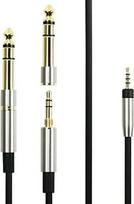 Pakaitinis garso prailginimo kabelis, suderinamas su "Bose QuietComfort 25", "QuietComfort 35", "QC25", "QC35 II", "QC35" ausinėmis 1,5 m