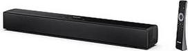 SHARP HT-SB121 2.0 kanalo garso juosta - parengta ROKU, 120 W maksimali galia, "Bluetooth 5.3", HDMI ARC/CEC, USB atkūrimas, montuojama ant sienos, suderinama su visais televizoriais - juoda