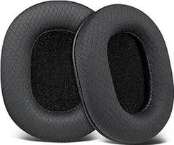 SOULWIT® Profesionalūs pakaitiniai ausų įdėklai ATH Audio-Technica DJ ausinėms M50x / M50xBT / M50RD / M40X / M30x / M20x / MSR7 / SX1, ausų įdėklai su patvariu tinkliniu audiniu ir didelio tankio putomis
