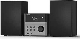 Stereo sistema Kompaktinė sistema 30 W RMS garso dėžutė su CD grotuvu, "Bluetooth", FM radiju, USB/AUX įvestimi, ausinių išvestimi, nuotolinio valdymo pultu