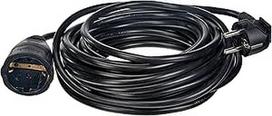 uniTEC 44567 Schuko ilgintuvas H05VV-F 3G1,5 mm² 10 m juodas