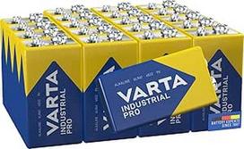 VARTA Industrial Pro akumuliatorius 9V blokas šarminės baterijos 6LR61 (20 vnt.), dizainas gali skirtis