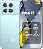 XIAOMI Poco F8 Pro, išmanusis telefonas 12 + 512GB, 6,59 colių 120 Hz AMOLED ekranas, 50 MP triguba kamera su 60 mm teleobjektyvu, "Bose" garsas, 6210 mAh, mėlynas