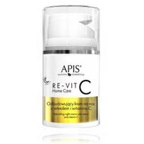 Apis Re-Vit C Home Care Rebuilding Night Cream atkuriantis naktinis veido kremas su retinoliu ir vitaminu C - 50 ml.