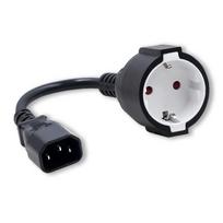 Qoltec Adapter IEC 320 C14 / SCHUKO