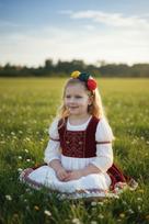 Lankelis su Lietuviškos trispalvės gėlėmis