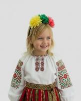 Lankelis su Lietuviškos trispalvės gėlėmis