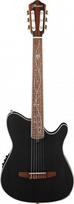 Ibanez TOD10N-TKF Tim Henson Signature Acoustic Guitar, Transparent Black Flat (TOD10NTKF)