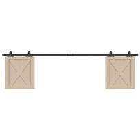 stumdomų spintelių durų komplektas 200 cm anglinis plienas