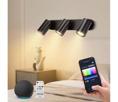 Aigostar - LED RGBW dimeriuojamas taškinis šviestuvas MESH 3xLED/4,9W/230V 2700-6500K balta + su nuotoliniu pulteliu