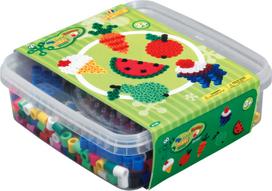 Hama Beads Hama -  Maxi  Beads - 600 beads and 1 pegboard in box - Fruits (8740)
