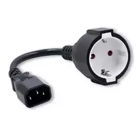 IEC 320 C14 / SCHUKO adapteris