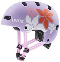 Šalmas Uvex kid 4 style flower lilac matt