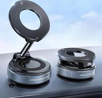 "Beeasy" vakuuminis magnetinis mobiliojo telefono laikiklis automobilyje, skirtas "MagSafe" laikikliui automobilyje, sulankstomas 720° kampu [20 x N56 magnetų], skirtas "iPhone 16 15 14 14 13 12 Pro