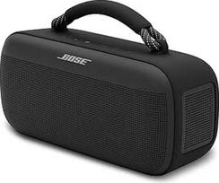 "Bose" nešiojamasis "SoundLink Max" garsiakalbis, didelis nešiojamasis "Bluetooth Boombox" su akumuliatoriumi, vandeniui atsparus garsiakalbis, iki 20 val. veikianti baterija, USB-C, integruotas 3,5 mm AUX įėjimas, juodas