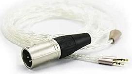 "HiFi" kabelis nuo 4 kontaktų XLR vyriškos lyties iki dvigubo 3,5 mm vyriškos lyties suderinamas su "Hifiman Sundara Arya Ananda" ausinėmis Pasidabruotas garso atnaujinimo kabelis 2M