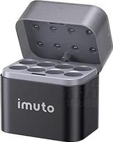 "imuto" baterijų įkroviklis, skirtas NIMH / ličio įkraunamoms AA baterijoms TPYE-C-USB greito įkrovimo baterijų įkroviklis su LED ekranu (nepriklausomas lizdas)