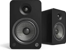 "Kanto YU6" garsiakalbiai su "Bluetooth®" ir "Phono Preamp" - matinės juodos spalvos