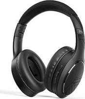 "PowerLocus P19" "Bluetooth" ausinės per ausis, belaidės ausinės su mikrofonu, 70 valandų atkūrimo trukmė, "Hi-Fi" gilūs bosai, sulankstomos ausinės "iPad", mobiliesiems telefonams, nešiojamiesiems kompiuteriams ir asmeniniams kompiuteriams (juodos/pilkos