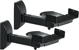 "Pronomic SWM-25 BK" sieninis laikiklis garsiakalbiams - universalus laikiklis HiFi ir garso kolonėlėms - didžiausia apkrova 25 kg - galima reguliuoti pakreipimą ±8° ir pasukimą ±90° - pagamintas iš plieno - juodas