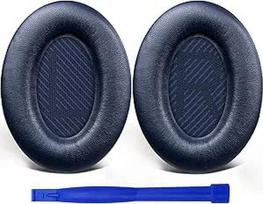 "SoloWIT" ėriuko odos pakaitiniai ausų įdėklai "Bose QuietComfort 35" (QC35) ir "Quiet Comfort 35 II" (QC35 ii) ausinėms, triukšmą izoliuojančios putų ausų įdėklai, ypač stori