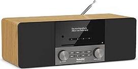 "TechniSat DIGITRADIO 3 ASA" stereo DAB+ kompaktiška sistema su automatiniu saugos signalu (FM, CD grotuvas su atnaujinimo funkcija, "Bluetooth", USB, AUX-In, ausinių lizdas, OLED ekranas, žadintuvas, 20 W RMS) Ąžuolas