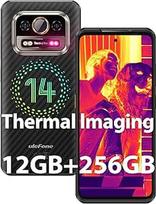 "Ulefone Armor 25T" lauko išmanusis telefonas su termovizoriaus kamera, 12GB + 256GB/2TB "Android 14" mobilusis telefonas, 50MP + 64MP naktinio matymo 6500mAh baterija 33W 6,78 colių FHD + 120Hz, 4G Dual SIM, IP68/IP69K