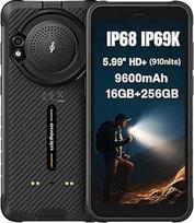 "Ulefone RUGKING AI Outdoor" išmanusis telefonas, "Android 15", AI skambučių įrašymas, 126 dB garsiakalbis, žibintuvėlis, 9600 mAh baterija, 50 MP fotoaparatas, 16GB + 256GB, 5,99 colių HD+ (910 nitų), IP68 IP69K atsparus mobilusis telefonas