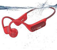 "Wantek" ausinės plaukimui, kaulų garso ausinės "Bluetooth 5.4", IP68 vandeniui atsparios, sportinės ausinės su 32G atmintimi, povandeninės ausinės su MP3 grotuvu, atviros ausinės plaukimui ir bėgimui