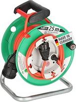 Brennenstuhl Garant G IP44 Gartenkabeltrommel (Kabeltrommel für Rasenmäher mit 23+2m Kabel in rot, Spezialkunststoff, vorübergehende und zeitlich begrenzte Verwendung im Freien, Made in Germany)