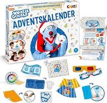 Craze Advento kalendorius Woozle Goozle Kūrybiškai smagus vaikų Kalėdų kalendorius 2021 m. Žaislinis kalendorius su figūrėlėmis mergaitėms berniukams 24683