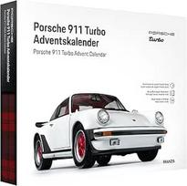 FRANZIS 67322 Porsche 911 Turbo advento kalendorius 1:24 mastelio modelio rinkinys su garso baze ir 52 puslapių lydraščiu
