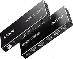 HDMI jungiklis 4 į 1 išėjimas 8K@60Hz 4K@120Hz, 4 prievadų HDMI 2.1 perjungiklis su nuotolinio valdymo pulteliu, palaiko 48Gbps HDR 10+ Dolby Vision/Atmos HDCP 2.3 CEC, skirtas PS5/4 Xbox Apple TV žaidimų kompiuteriui Roku (1 pakuotė)