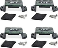 HYS automobilinis radijo imtuvo laikiklis, rankinio radijo imtuvo laikiklis, suderinamas su "Motorola Baofeng Yaesu Midland", bet kokia "Walkie Talkie" radijo stotele su galiniu laikikliu (4 pakuotės, žalias)