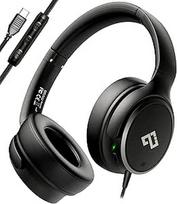 INFURTURE ausinės per ausis, laidinės USB C/Type-C triukšmą slopinančios ausinės su mikrofonu, 28 dB ANC, lengvos, 195 g, laidinės ausinės darbui, kelionėms, biurui, nešiojamajam kompiuteriui ir kompiuteriui