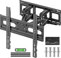 MOUNTUP TV Wandhalterung Schwenkbare Neigbare TV Halterun für 26-70 Zoll Flach & Curved LCD LED Fernseher bis zu 45kg, Max VESA 400x400mm, EU0092A