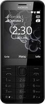 Nokia 230 Dual SIM išmanusis telefonas (7,11 cm (2,8 colio), 16MB, 2 megapikselių, operacinė sistema Series 30+), Nokia 230