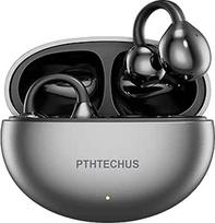 PTHTECHUS atviros ausinės "Bluetooth", 4,3 g lengvos, "Bluetooth 5.4" ausinės, patogios ausinės, 65 valandų veikimo laikas sportui, darbui, studijoms