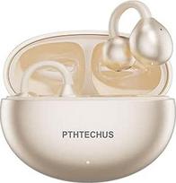PTHTECHUS atviros ausinės "Bluetooth", 4,3 g lengvos, "Bluetooth 5.4" ausinės, patogios ausinės, 65 valandų veikimo laikas sportui, darbui, studijoms