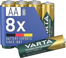 VARTA "Power on Demand" AA (Mignon) tipo baterijos, ekologiškoje pakuotėje - išmanios, lanksčios ir galingos, pvz., kompiuterių priedams, išmaniesiems namų prietaisams ar žibintuvėliams, 40 vnt.