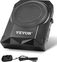 VEVOR 400W 254 mm plonas 400W žemų dažnių žemų dažnių garsiakalbis su maitinimo šaltiniu, posistemė su įmontuotu stiprintuvu, aukšto/žemo lygio įvestimi ir garsumo valdymu, skirtas visureigiams ir sunkvežimiams