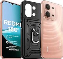 XIAOMI Redmi 15C išmanusis telefonas - 4GB / 128GB, 6,9 colių ekranas, 120 Hz, 50 MP dviguba kamera, 6000 mAh oranžinis, be įkrovimo adapterio (su mobiliojo telefono dėklu)