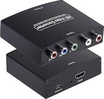YPbPr į HDMI suderinamas keitiklis Komponentų į HDMI suderinamas vaizdo garso adapteris, skirtas DVD žaidimų konsolei ir HDTV monitoriui
