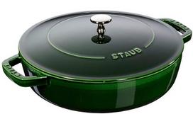 Staub gili keptuvė su dangčiu, 28 cm