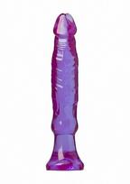 Analinis varpos imitatorius Doc Johnson Crystal Jellies, violetinis