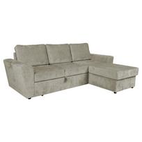 Kampinė sofa-lova INGMAR Smėlio spalvos, 242x168 cm