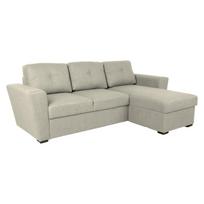 Kampinė sofa-lova WHITBY Smėlio spalvos, kišeninės spyruoklės